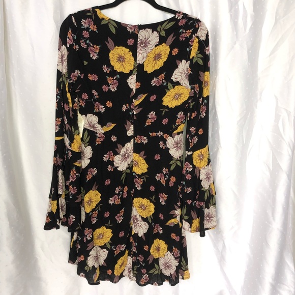 Altar’d State Black Floral Dress - Picture 6 of 8